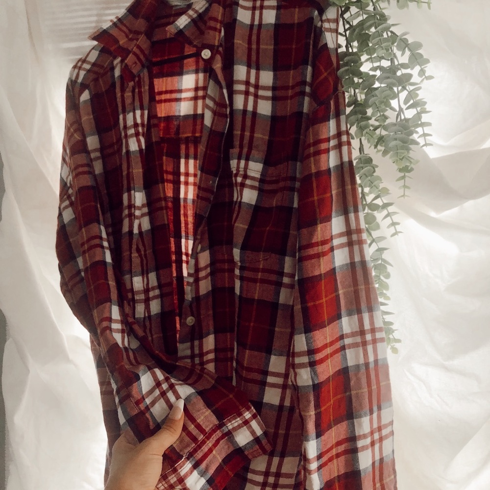 Old Navy Boyfriend Fit Flannel